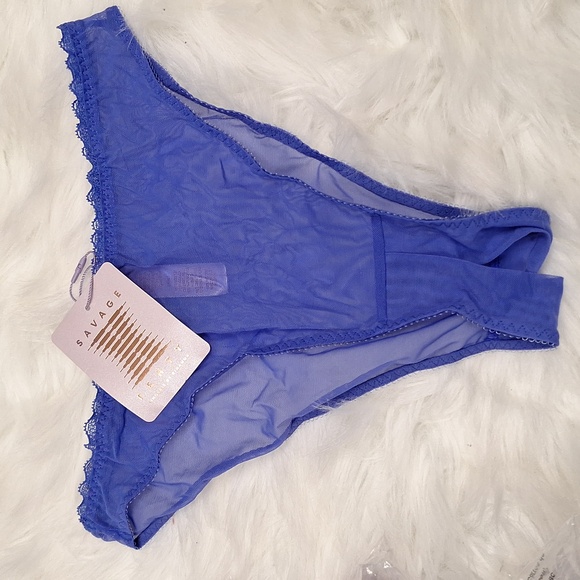 SAVAGE X FENTY Panties - small- new with tags- Royal Purple - Picture 1 of 1